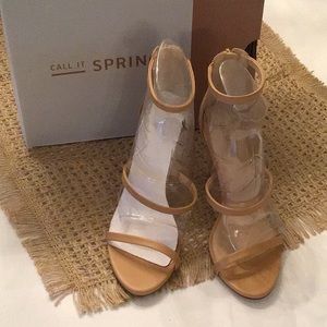 New in Box Call it Spring sandals size 8.5